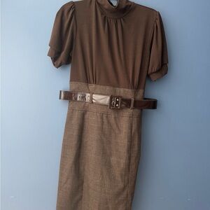 BCX Chocolate Brown Dress